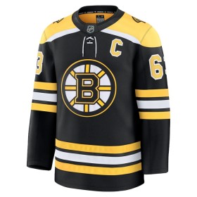 Dresovi Boston Bruins 2024-25 Fanatics Premium Brad March Domaći Crno - Muške